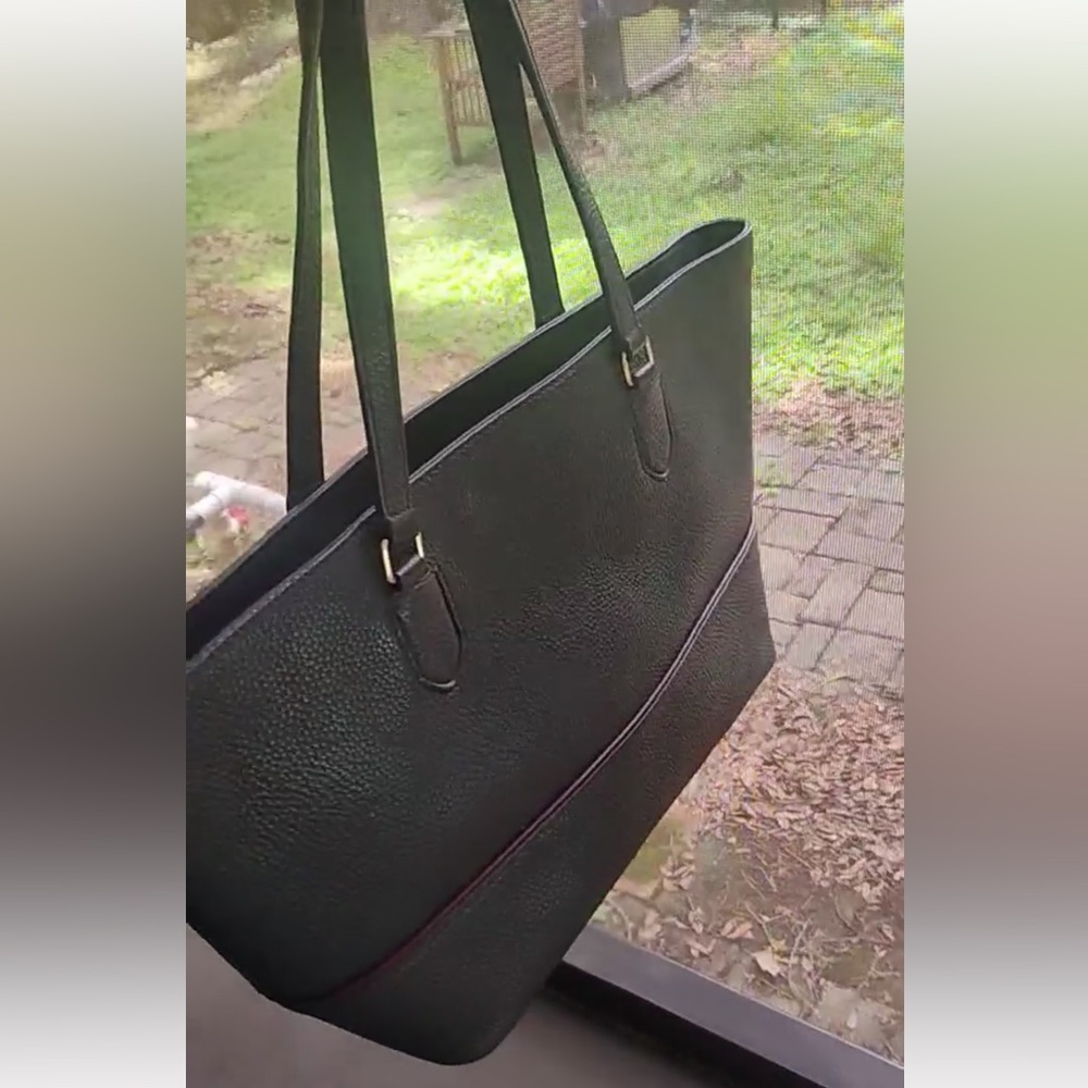 Kate Spade Laurel Way Special Edition Black Tote with Floral Accents - Picture 8 of 15